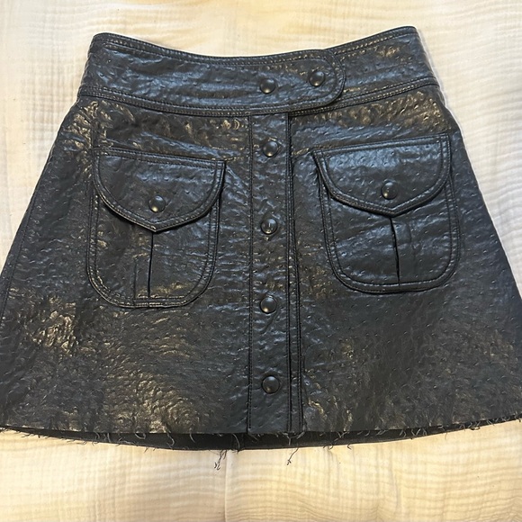 Blank NYC A line crocodile leather skirt - Picture 1 of 3